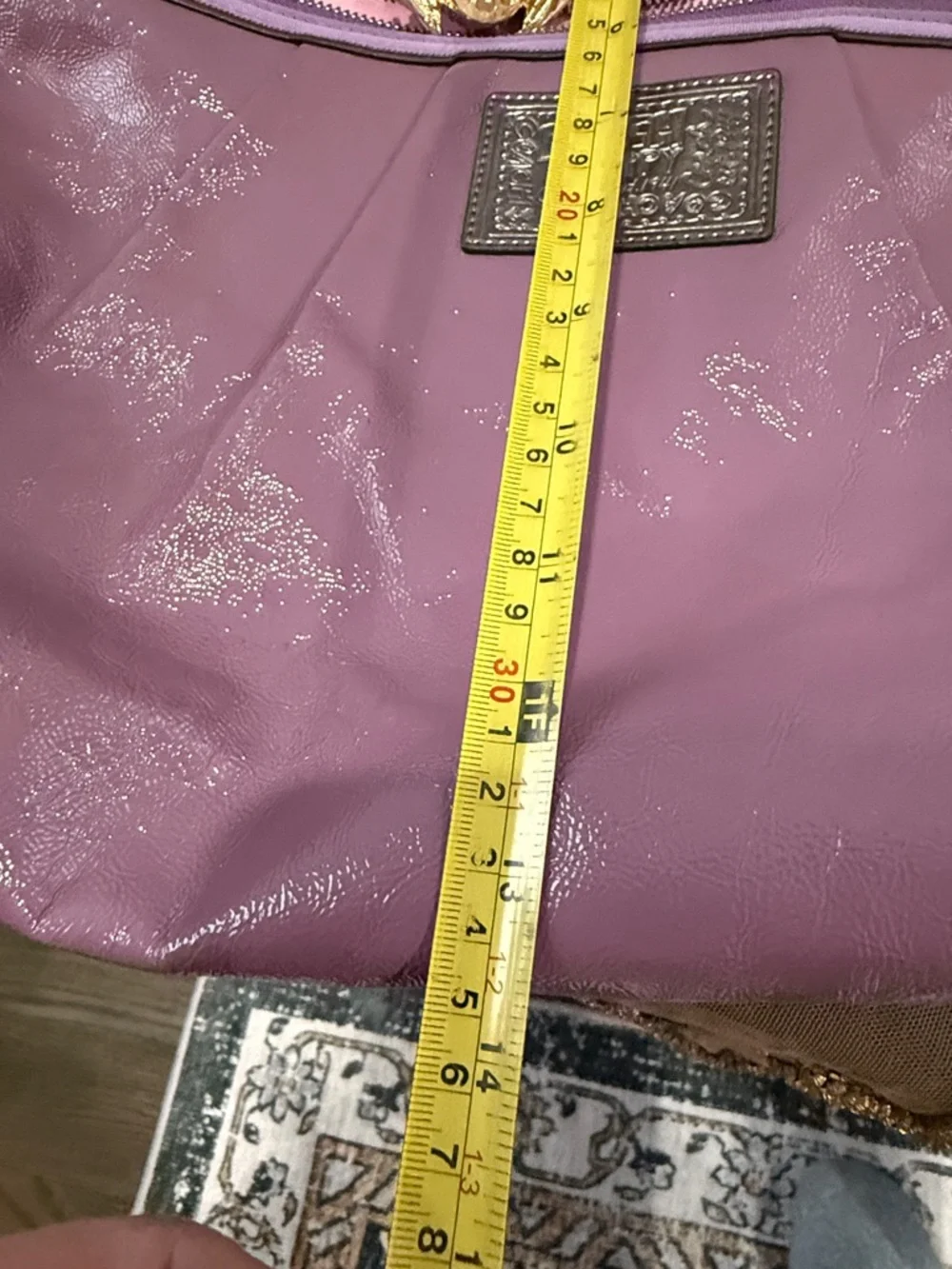 COACH POPPY Purple Women’s Tote Bag - Designer Style - Picture 8 of 17